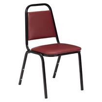 Cadeira National Public Seating NPS 9108-B estofada em vinil
