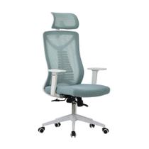 Cadeira Office Bluecase Ergo Prime Mesh Verde E Branco Até 120kg - BCOP-04 Cadeira Office Bluecase Ergo Prime Mesh Verde E Branco Até 120kg - BCOP-04