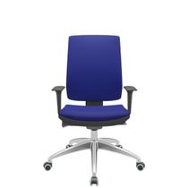 Cadeira Office Brizza Soft Aero Azul Autocompensador Base Aluminio 120cm - 63904 - Sun House