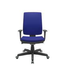 Cadeira Office Brizza Soft Aero Azul Autocompensador Base Standard 120cm - 63898 Cadeira Office Brizza Soft Aero Azul Autocompensador Base Standard 120cm - 63898