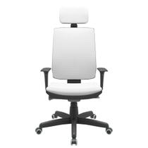 Cadeira Office Brizza Soft Aero Branco Autocompensador Com Encosto Cabeça Base Standard 126cm - 63453 Cadeira Office Brizza Soft Aero Branco Autocompensador Com Encosto Cabeça Base Standard 126cm - 63453
