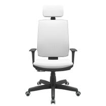Cadeira Office Brizza Soft Aero Branco RelaxPlax Com Encosto Cabeça Base Standard 126cm - 63493 - Sun House