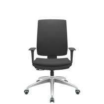 Cadeira Office Brizza Soft Aero Preto RelaxPlax Base Aluminio 120cm - 63916 - Sun House