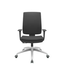 Cadeira Office Brizza Soft Aero Preto RelaxPlax Base Aluminio 120cm - 63916 Cadeira Office Brizza Soft Aero Preto RelaxPlax Base Aluminio 120cm - 63916