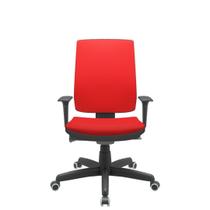Cadeira Office Brizza Soft Aero Vermelho Autocompensador Base Standard 120cm - 63899 Cadeira Office Brizza Soft Aero Vermelho Autocompensador Base Standard 120cm - 63899