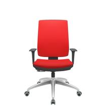 Cadeira Office Brizza Soft Aero Vermelho RelaxPlax Base Aluminio 120cm - 63919 Cadeira Office Brizza Soft Aero Vermelho RelaxPlax Base Aluminio 120cm - 63919