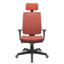 Cadeira Office Brizza Soft Concept Rosé Autocompensador Com Encosto Cabeça Base Standard 126cm - 63454
