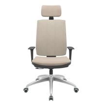 Cadeira Office Brizza Soft Poliester Fendi RelaxPlax Com Encosto Cabeca Base Aluminio 126cm - 63509 Cadeira Office Brizza Soft Poliester Fendi RelaxPlax Com Encosto Cabeca Base Aluminio 126cm - 63509
