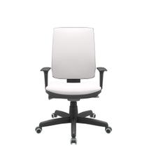 Cadeira Office Brizza Soft Vinil Branco Autocompensador Base Standard 120cm - 63901 Cadeira Office Brizza Soft Vinil Branco Autocompensador Base Standard 120cm - 63901