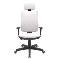 Cadeira Office Brizza Soft Vinil Branco RelaxPlax Com Encosto Cabeça Base Standard 126cm - 63500 Cadeira Office Brizza Soft Vinil Branco RelaxPlax Com Encosto Cabeça Base Standard 126cm - 63500