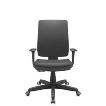 Cadeira Office Brizza Soft Vinil Preto RelaxPlax Base Standard 120cm - 63909 Cadeira Office Brizza Soft Vinil Preto RelaxPlax Base Standard 120cm - 63909