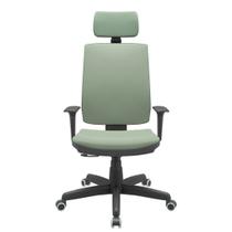 Cadeira Office Brizza Soft Vinil Verde RelaxPlax Com Encosto Cabeça Base Standard 126cm - 63499 Cadeira Office Brizza Soft Vinil Verde RelaxPlax Com Encosto Cabeça Base Standard 126cm - 63499