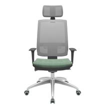 Cadeira Office Brizza Tela Cinza Com Encosto Assento Concept Hera Autocompensador 126cm - 63199 Cadeira Office Brizza Tela Cinza Com Encosto Assento Concept Hera Autocompensador 126cm - 63199