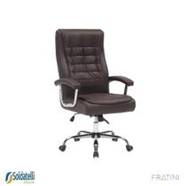 Cadeira Office California Base Simples PU Várias Cores - Fratini