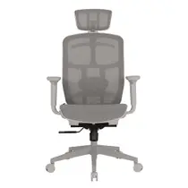 Cadeira Office DT3 Diana+, Reclinável, Cilindro de Gás Classe 4, Malha, Preta com Estrutura Cinza - 14561-7