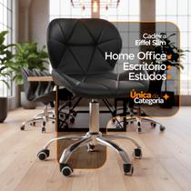 Cadeira Office Eiffel Slim com Base Giratória e Ajustável