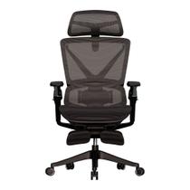 Cadeira Office Elements Calaena, Até 120kg, Reclinável, Malha, Preta - 72098