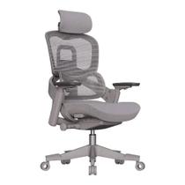 Cadeira Office Elements Calira, Até 110kg, Reclinável, Malha, Cinza - 72120