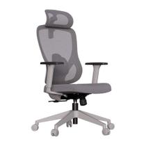Cadeira Office Elements Sarin, Até 130kg, Reclinável, Malha, Cinza - 72093 Cadeira Office Elements Sarin, Até 130kg, Reclinável, Malha, Cinza - 72093