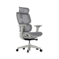 Cadeira Office Elements Siggy, Até 140Kg, Assento Mesh, Base em Nylon e Fibra de Vidro, Cinza - 71469
