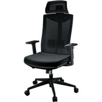 Cadeira Office Ergonômica PCyes B7, 3 Pontos de Inclinação, Braço Ajustável, Preto - PCOB7PT