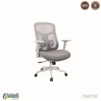 Cadeira Office Everest Diretor Preto e Gelo-Cinza PP - Fratini Cadeira Office Everest Diretor Preto e Gelo-Cinza PP - Fratini