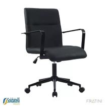 Cadeira Office Giratória Palermo PU Várias Cores Braços Fixos - Fratini Cadeira Office Giratória Palermo PU Várias Cores Braços Fixos - Fratini