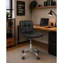 Cadeira Office Gomos Secretária Almofadada material sintético Base Giratória Preta Decoreshop Cadeira Office Gomos Secretária Almofadada material sintético Base Giratória Preta Decoreshop