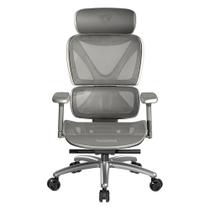 Cadeira Office ThunderX3 XTC Mesh, Até 150Kg, Reclinável, Braço 3D, Cilindro de Gás Classe 4, Nylon, Cinza - 80902