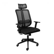 Cadeira Office Vinik Go Star Plus, Até 120kg, Ajuste de Altura, Preto - COGSP10P