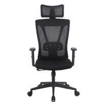 Cadeira Office XT-Office Presidente NR17, Até 100kg, Nylon, Apoio para Lombar, Preto - XTO-013