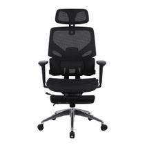 Cadeira Office XT-Office Presidente NR17, Até 130kg, Braço 4D, Ajustável, Preto - XTO-008