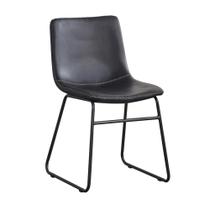 Cadeira Oxford Revestida em PU Preto