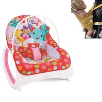 Cadeira P/ Bebê Musical Descanço e Balanço + Canguru Baby