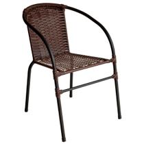 Cadeira para Área Externa Happy Hour de Aço e Fibra Sintética Acesse Móveis Cadeira para Área Externa Happy Hour de Aço e Fibra Sintética Acesse Móveis