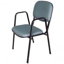 Cadeira Para Auditórios Linha Hotel Auditório Cinza