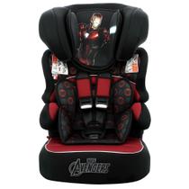 Cadeira Para Auto Marvel Homem De Ferro Beline Luxe 9 À 36Kg Preta e Vermelha
