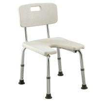 Cadeira Para Banho Altura Regulável Com Encosto E Abertura - ALK406L - Zimedical