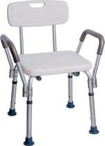 Cadeira para banho com encosto e braços D3 - Dellamed Cadeira para banho com encosto e braços D3 - Dellamed