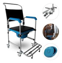 Cadeira Para Banho Higienização e Movimentação D50 Aço Dellamed