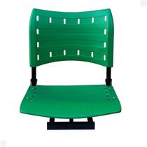 Cadeira para barco giratória prática dobrável verde