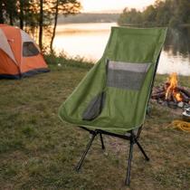 Cadeira para Camping Dobrável com Tela Sortida Assento Portátil Confortável para Lazer e Atividades ao Ar Livre Cadeira para Camping Dobrável com Tela Sortida Assento Portátil Confortável para Lazer e Atividades ao Ar Livre