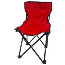 Cadeira Para Camping Dobravel Portatil Brisa 80 Kg Vermelha
