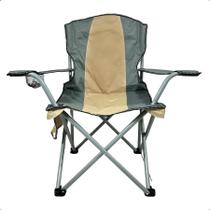 Cadeira Para Camping Dobravel Reforçada 160kg Relax Cin/Beg