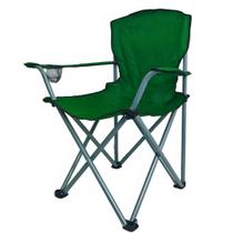 Cadeira Para Camping Dobravel Reforçada Premium 160KG Verde - BolaAzul