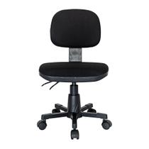 Cadeira para costureira ergonômica PROLABORE. COSTURARE SLIM. Ajuste Lombar (Ângulo/Inclinação). NR17. Base REDUZIDA com RODÍZIOS. Tecido