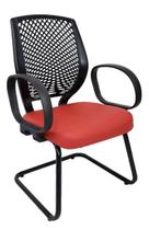 Cadeira para Escritório e Home Office Vermelho - Design Office Móveis