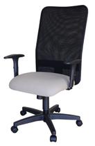 Cadeira para Escritório Encosto em Tela Mesh Peruggia Cinza Cadeira para Escritório Encosto em Tela Mesh Peruggia Cinza