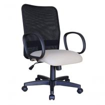 Cadeira Para Escritório Encosto Em Tela Mesh Peruggia Cinza Cadeira Para Escritório Encosto Em Tela Mesh Peruggia Cinza