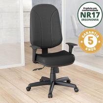 Cadeira para Escritório Ergonômica Giratória Operativa Presidente NR17 Plaxmetal